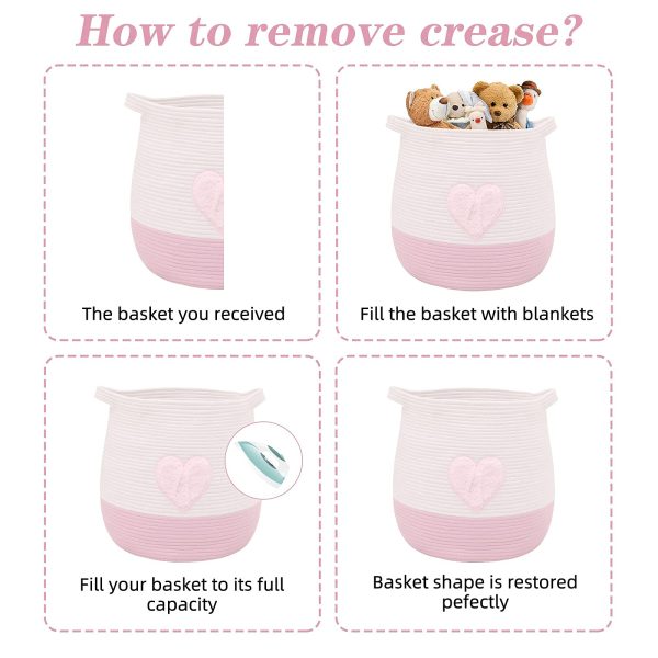 Large Tassel Woven Storage Laundry Basket