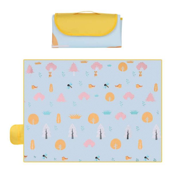 Original hand-painted multi-pattern moisture-proof picnic mat