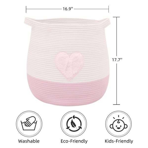 Large Tassel Woven Storage Laundry Basket