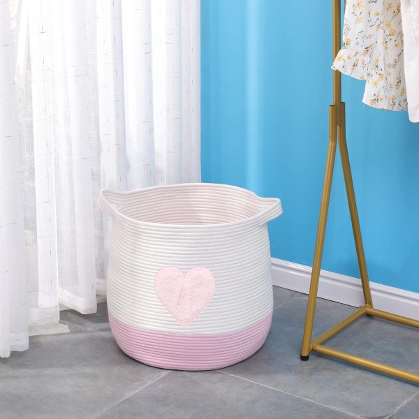 Large Tassel Woven Storage Laundry Basket