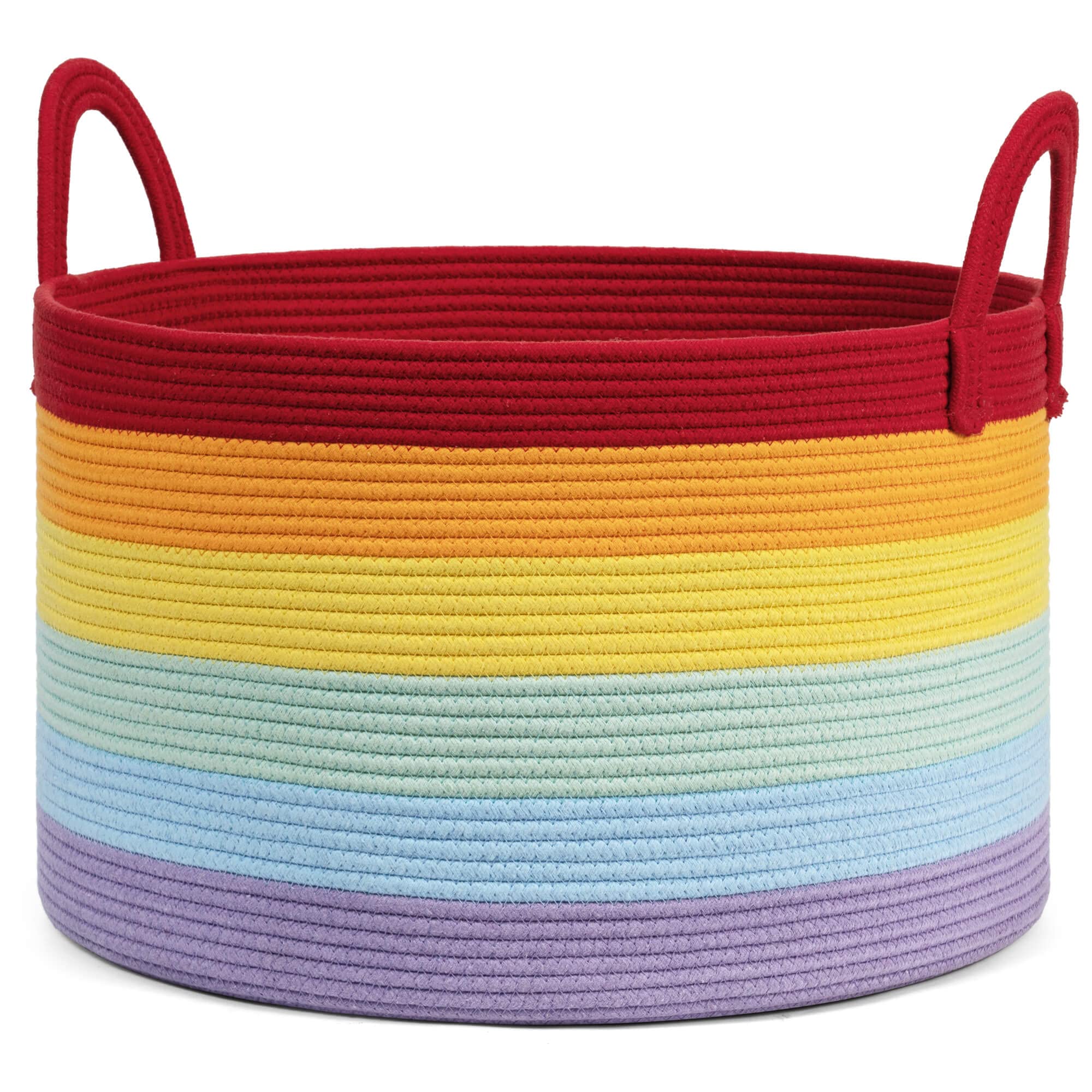 Large Rainbow Colorful Storage Laundry Basket