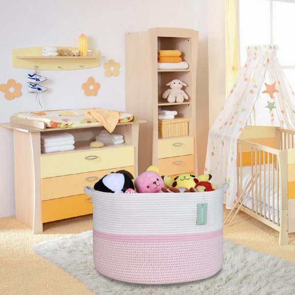 Extra Large Blanket Knit Laundry Basket