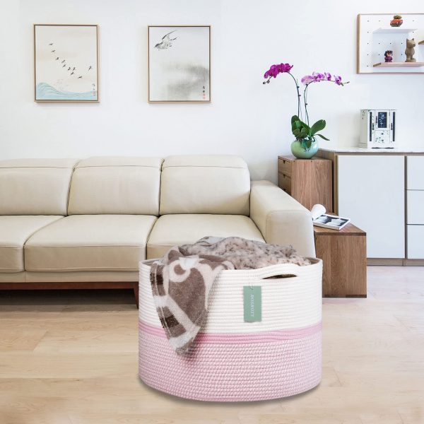 Extra Large Blanket Knit Laundry Basket