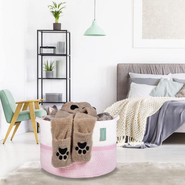 Extra Large Blanket Knit Laundry Basket