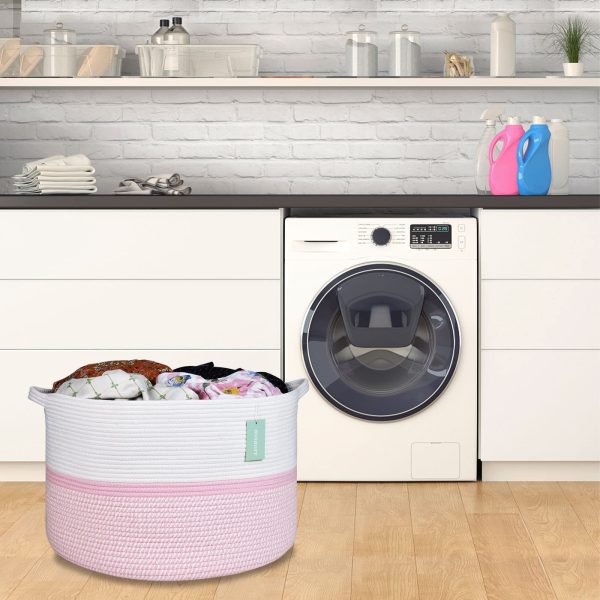 Extra Large Blanket Knit Laundry Basket