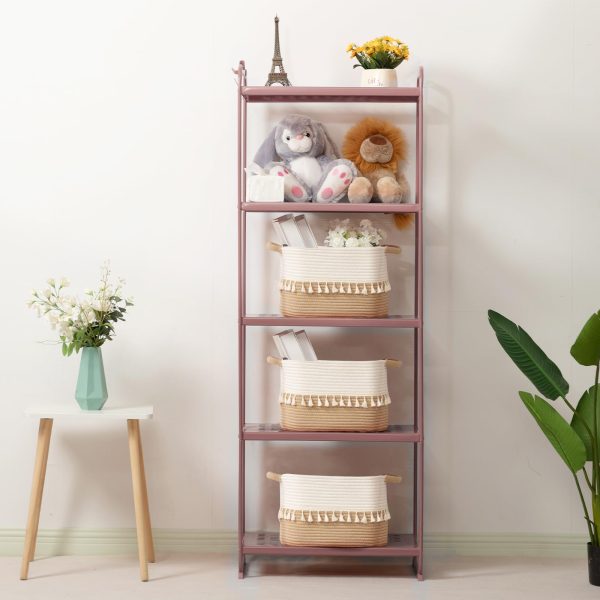 3 Pack Woven Cotton Rope Clothes Storage Laundry Basket