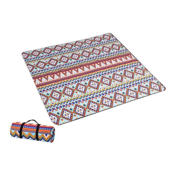 Ultrasonic PEVA base fabric waterproof and machine washable picnic mat