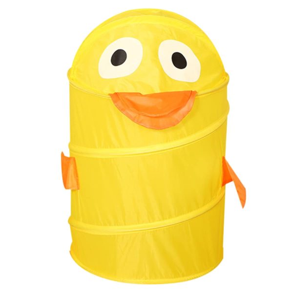 Collapsible Cartoon Duck Clothes Laundry Basket