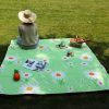 Moisture-proof, tear-resistant, odor-free, machine washable picnic mat