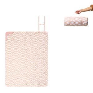 Japanese style outdoor picnic mat is foldable, machine washable and portable