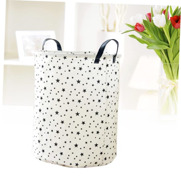 3PCS Simple Waterproof Foldable Nordic Clothes Laundry Storage Basket
