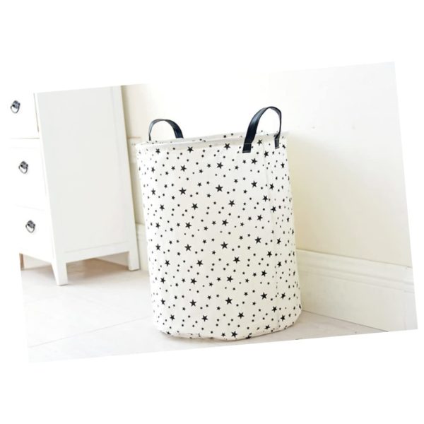 3PCS Simple Waterproof Foldable Nordic Clothes Laundry Storage Basket