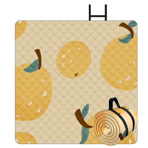 Graffiti Painting Thickened Waterproof Non-stick Grass Picnic Mat