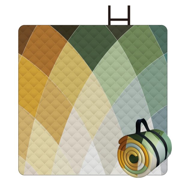 Graffiti Painting Thickened Waterproof Non-stick Grass Picnic Mat