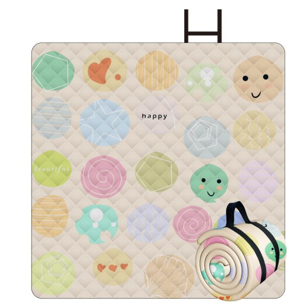 Graffiti Painting Thickened Waterproof Non-stick Grass Picnic Mat