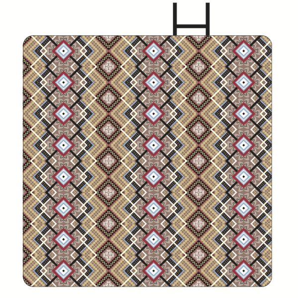Graffiti Painting Thickened Waterproof Non-stick Grass Picnic Mat