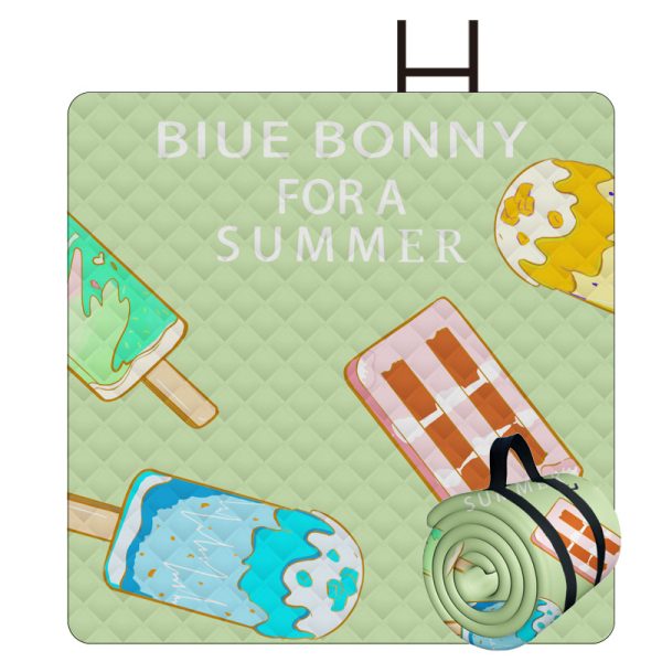 Graffiti Painting Thickened Waterproof Non-stick Grass Picnic Mat