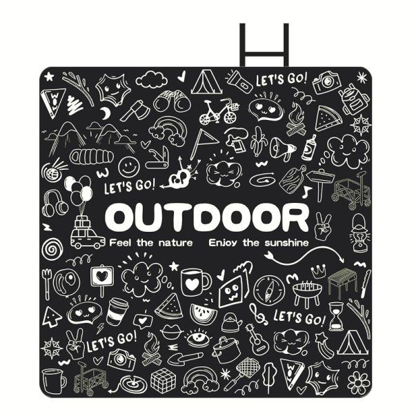Graffiti Painting Thickened Waterproof Non-stick Grass Picnic Mat