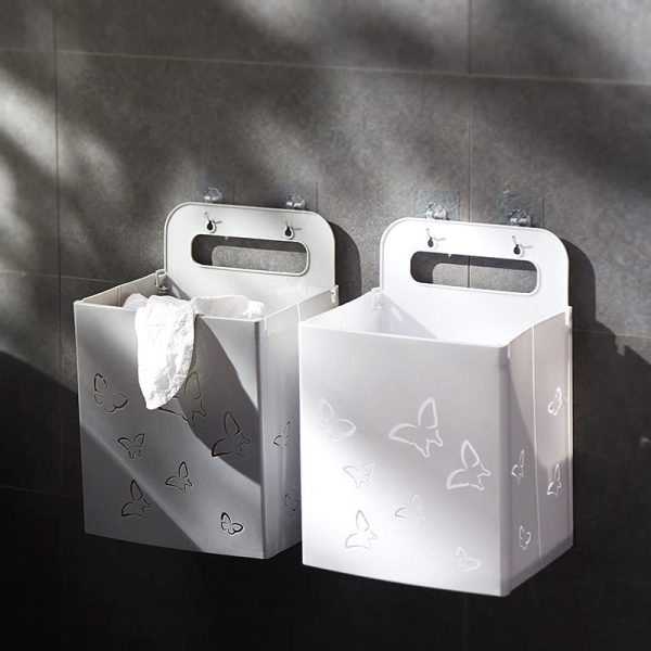 Wall-Mounted Foldable Clothes Storage Laundry Basket