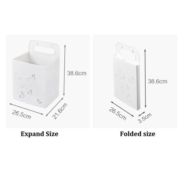 Wall-Mounted Foldable Clothes Storage Laundry Basket