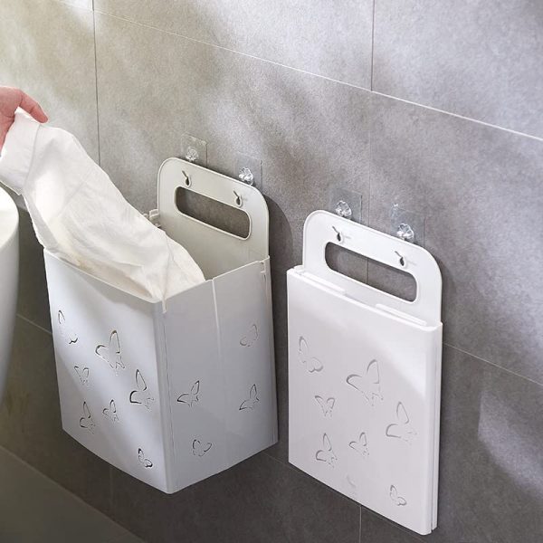 Wall-Mounted Foldable Clothes Storage Laundry Basket