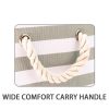 Convenient Durable Foldable Freestanding Embroidered Animal Laundry Basket