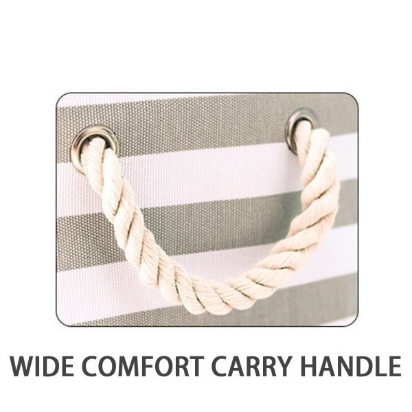 Convenient Durable Foldable Freestanding Embroidered Animal Laundry Basket