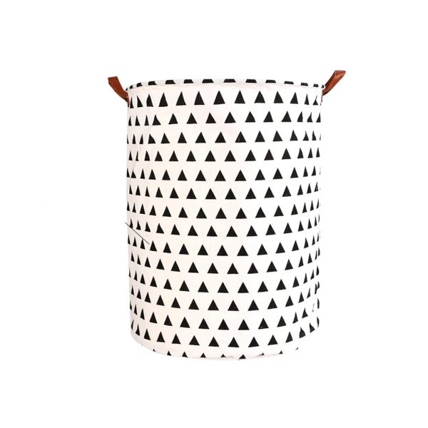 Folding Large Round Storage Laundry Basket