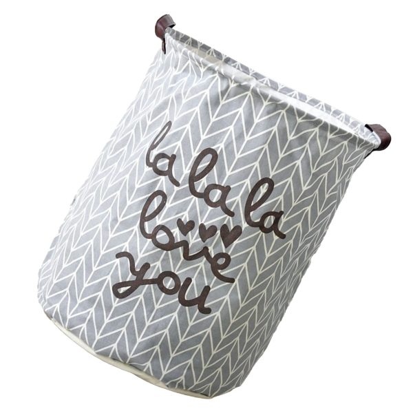 Foldable Round Clothes Storage Laundry Basket