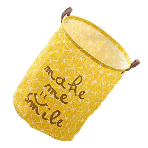 Foldable Round Clothes Storage Laundry Basket