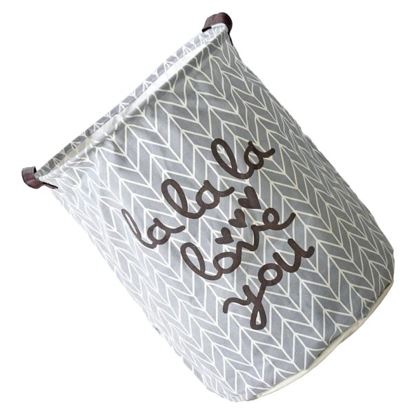 Foldable Round Clothes Storage Laundry Basket