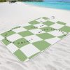 Creative printed aluminum foil camping tent floor mat picnic mat