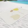 Creative printed aluminum foil camping tent floor mat picnic mat
