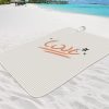 Creative printed aluminum foil camping tent floor mat picnic mat