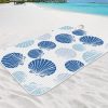 Creative printed aluminum foil camping tent floor mat picnic mat
