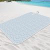 Creative printed aluminum foil camping tent floor mat picnic mat