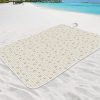 Creative printed aluminum foil camping tent floor mat picnic mat