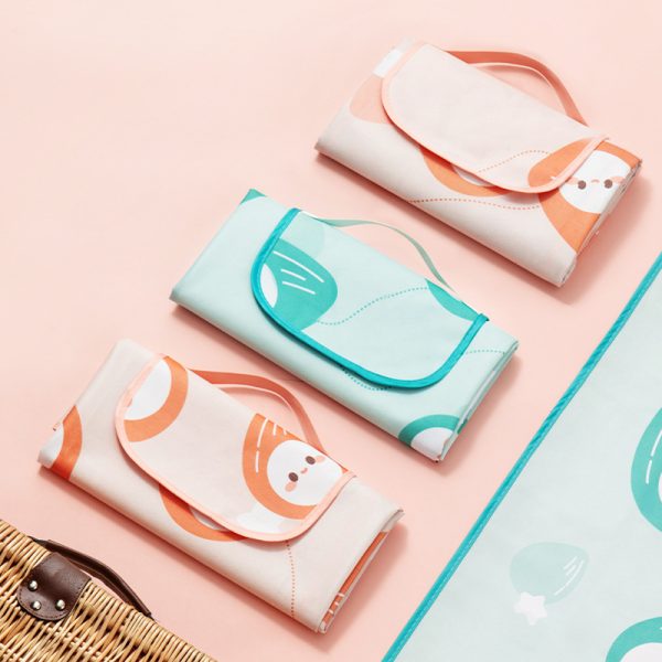 Ins style cute nut series beach picnic mat