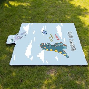 Cartoon children's thickened anti-fall waterproof picnic mat beach mat