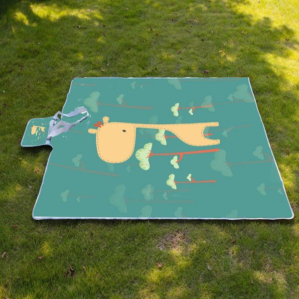 Cartoon children's thickened anti-fall waterproof picnic mat beach mat