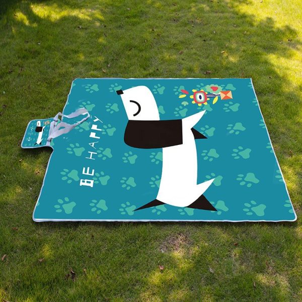 Cartoon children's thickened anti-fall waterproof picnic mat beach mat