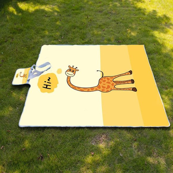 Cartoon children's thickened anti-fall waterproof picnic mat beach mat