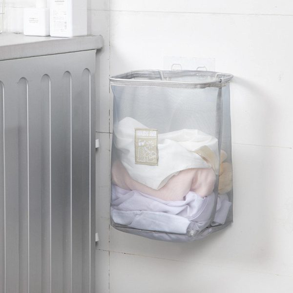 Wall Hanging Foldable Clothes Storage Laundry Basket
