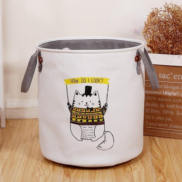 Foldable Thickened Letter Dog Storage Laundry Basket