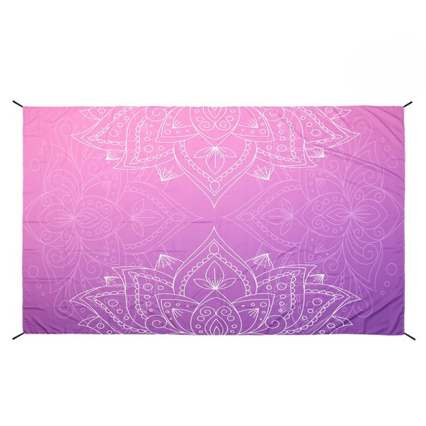 Underwater World Print Pattern Portable Pocket Beach Mat Picnic Mat
