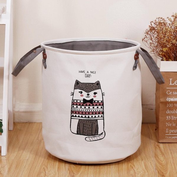 Foldable Thickened Letter Dog Storage Laundry Basket