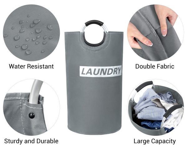 Large Waterproof Collapsible Clothes Storage Washing Laundry Basket