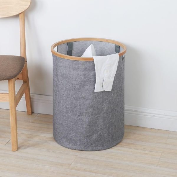 Folding Portable Clothes Storage Basket
