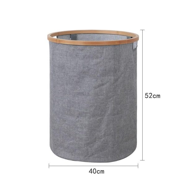 Folding Portable Clothes Storage Basket