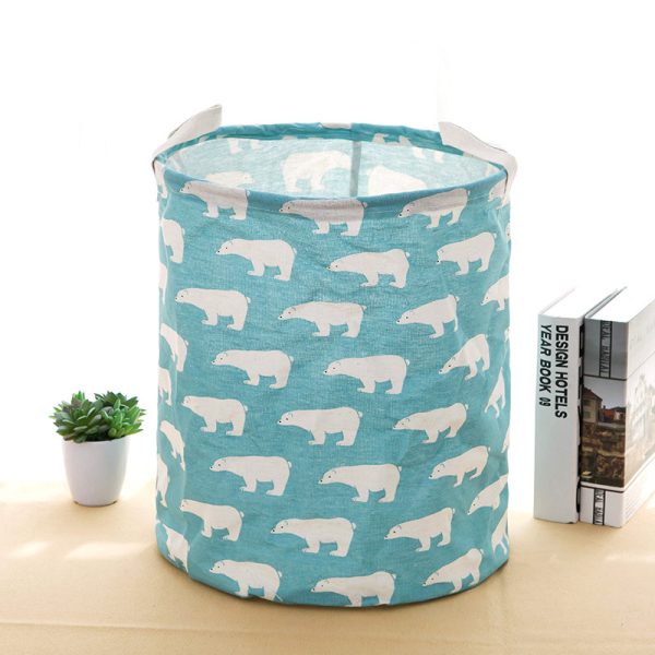 Folding Waterproof Clothes Storage Laundry Basket